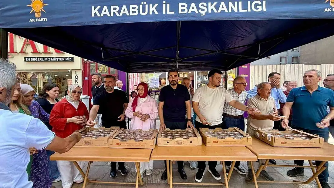 AK Parti'den vatandaşlara lokma ikramı