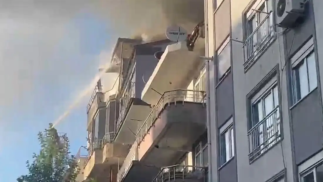 Amasra'da Çatı Yangını
