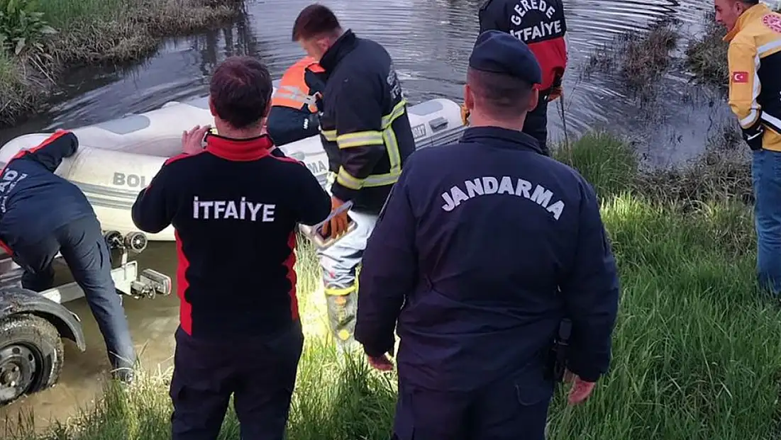 Bolu'da Derede Mahsur Kalan Çiftçi Kurtarıldı
