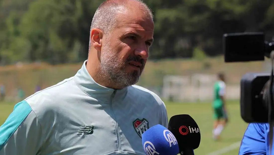 Bursaspor Teknik Direktörü Mustafa Er: 'Hedefimiz Süper Lig'e çıkmak'