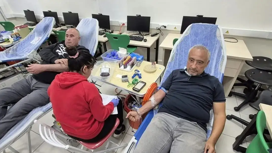 Gerze'de hayat kurtaran kan bağışı kampanyası
