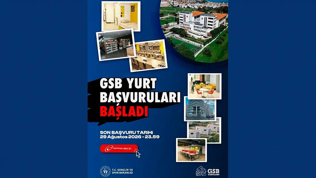 GSB Yurt Başvuruları Başladı