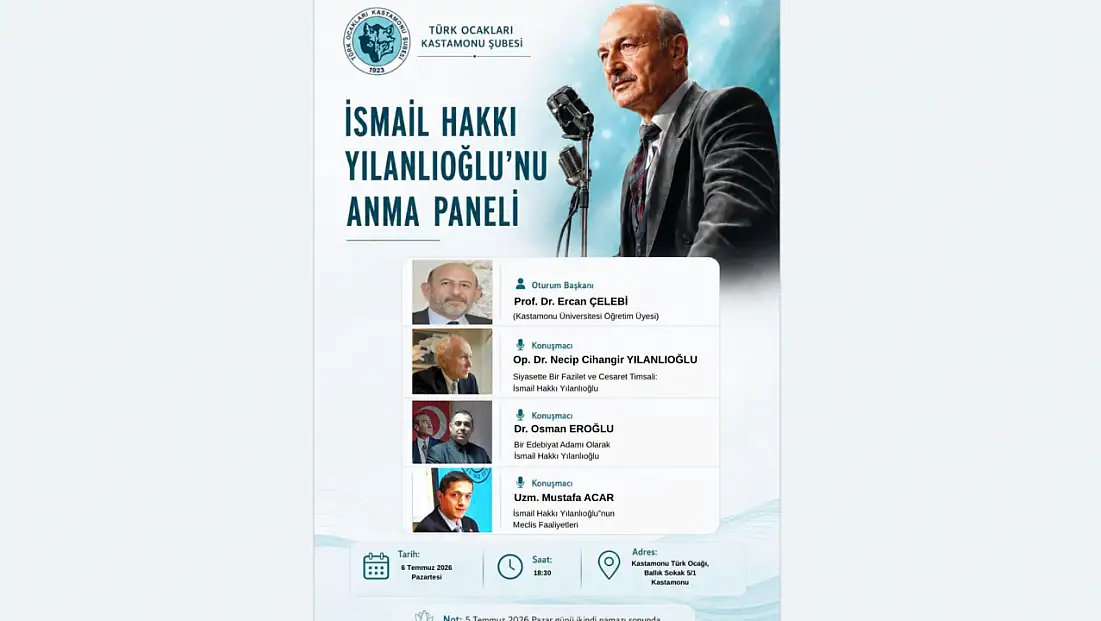 İsmail Hakkı Yılanlıoğlu Anılacak