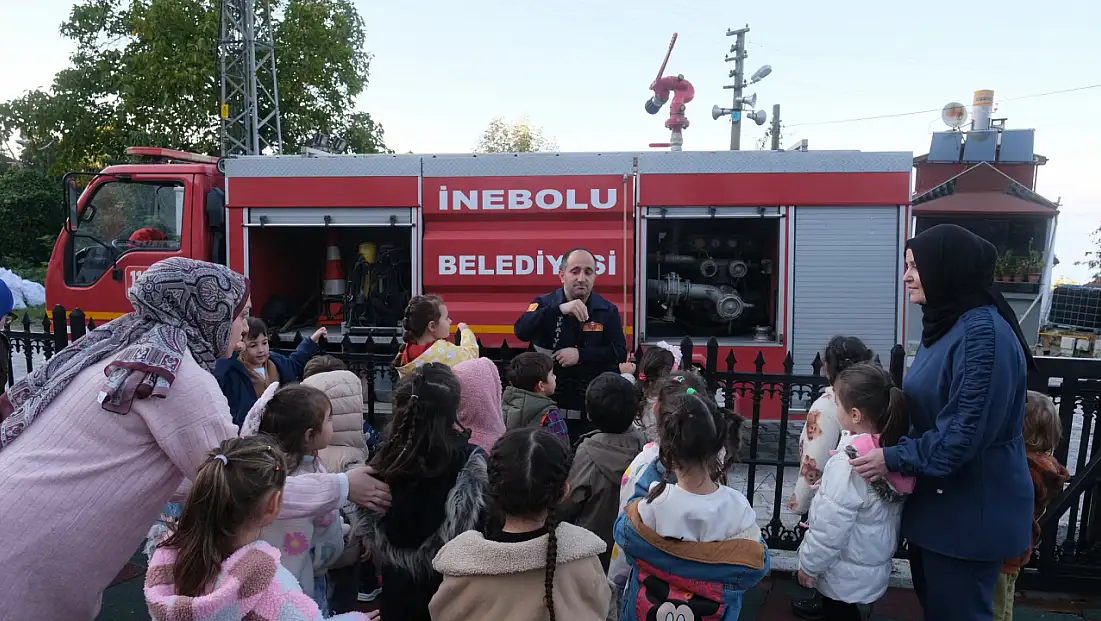 Kreşte Yangın Tatbikatı Yapıldı