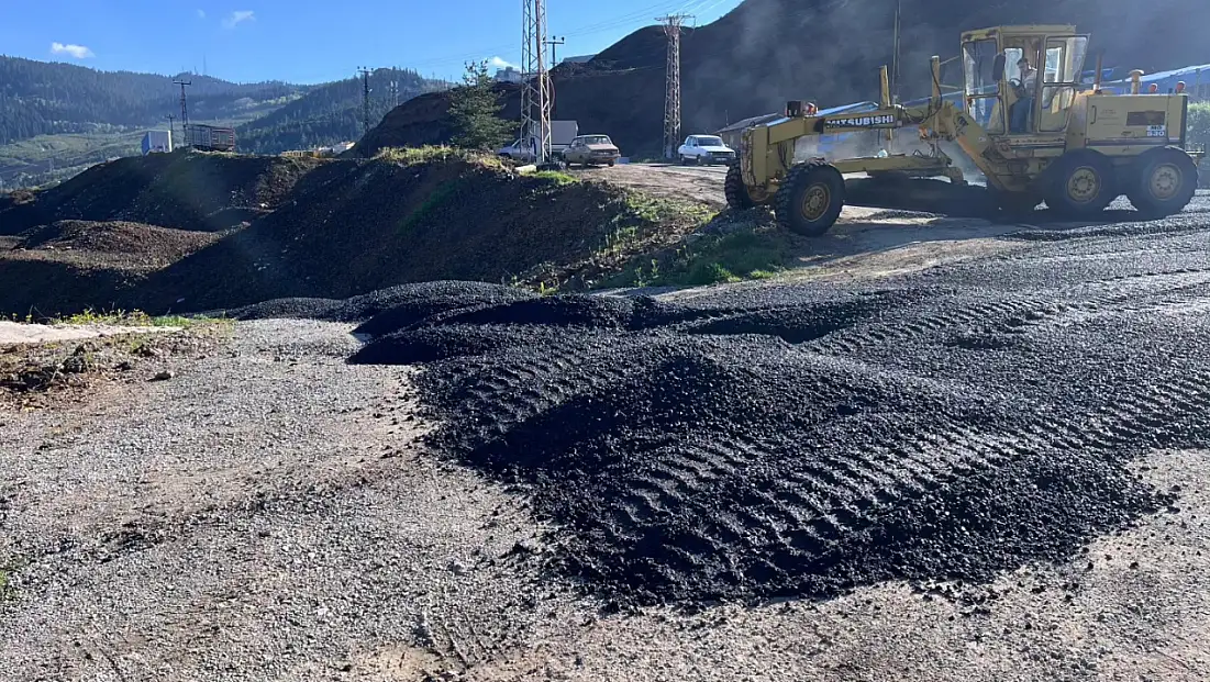 Küre'de Asfalt Çalışmaları Devam Etti