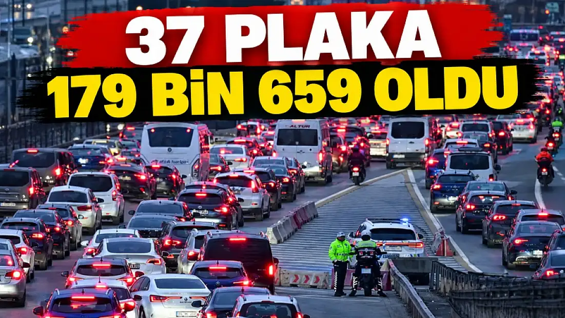 37 Plaka 179 Bin 659 Oldu