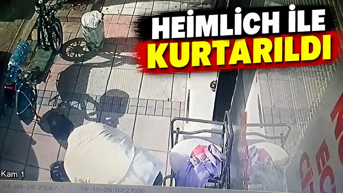 5 Yaşındaki Çocuk Heimlich İle Kurtarıldı