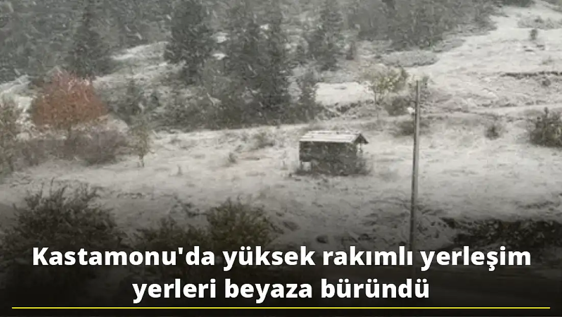 İhsangazi Beyaz Örtüyle Kaplandı
