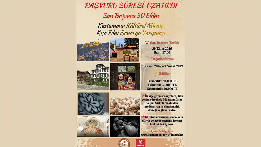 Senaryo Yarışmasının Başvuru Süresi Uzatıldı