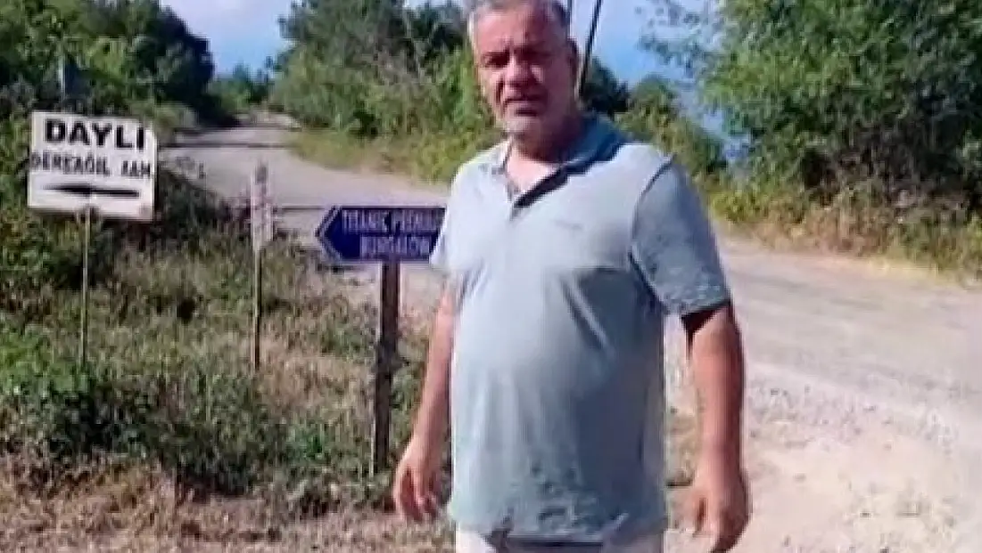 Sinop'ta 27 yıldır yapılmayan şehitlik yolu için yetkililere çağrı