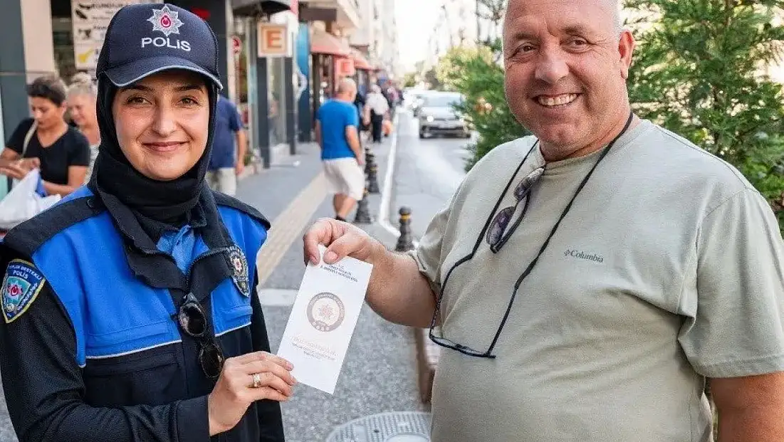 Sinop'ta polis, vatandaşları bilgilendirdi