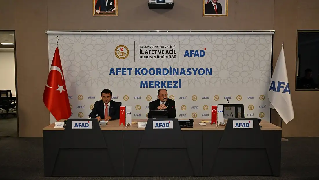 Kastamonu'da İl Taşkın Koordinasyon Toplantısı Yapıldı
