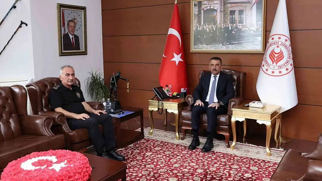 Emniyet Müdürü Kaba'dan Vali Hacıbektaşoğlu'na ziyaret