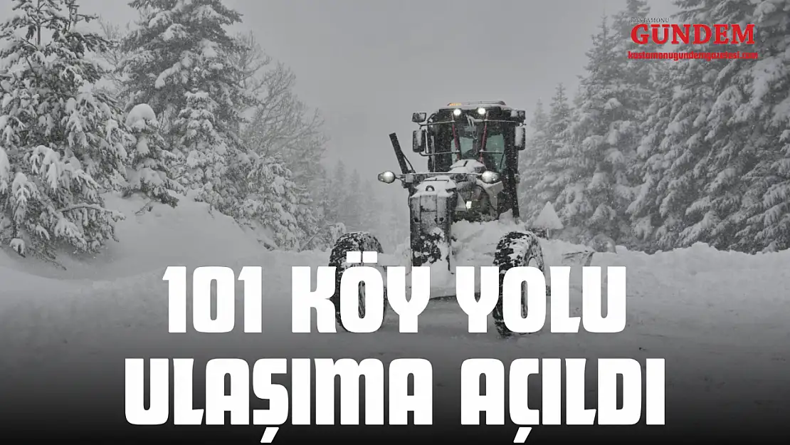 101 Köy Yolu Ulaşıma Açıldı
