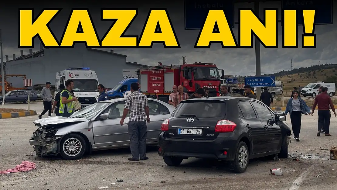 12 Kişinin Yaralandığı Kaza Kamerada