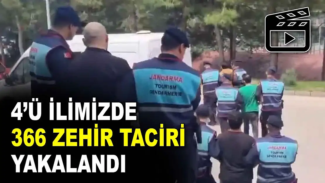 4'ü Kastamonu'da 366 Zehir Taciri Yakalandı
