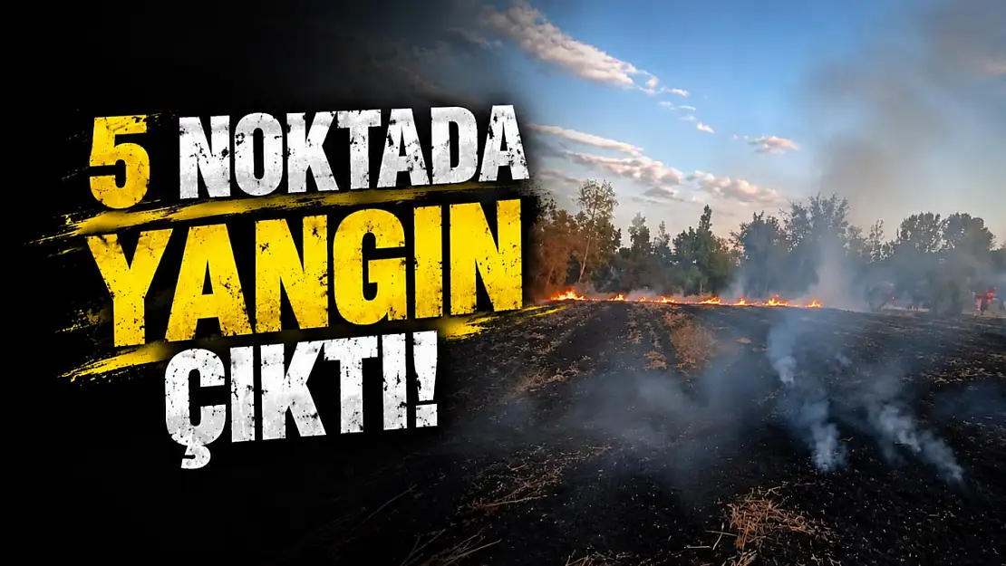 5 Noktada Yangın Çıktı!