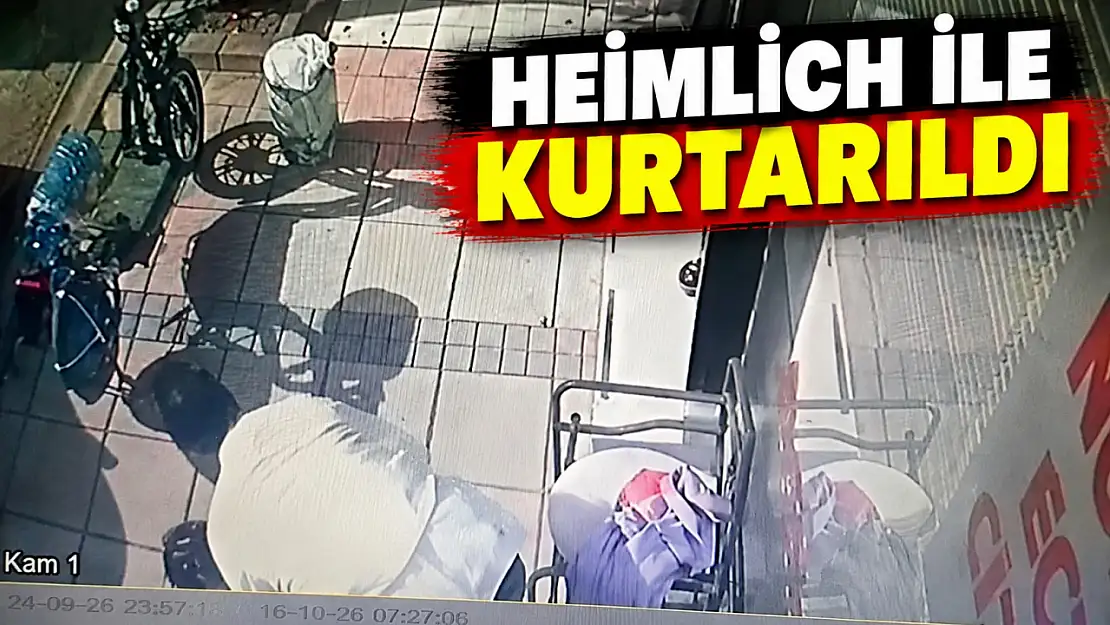 5 Yaşındaki Çocuk Heimlich İle Kurtarıldı