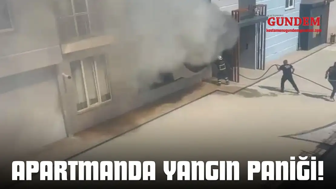 Apartmanda Yangın Paniği!