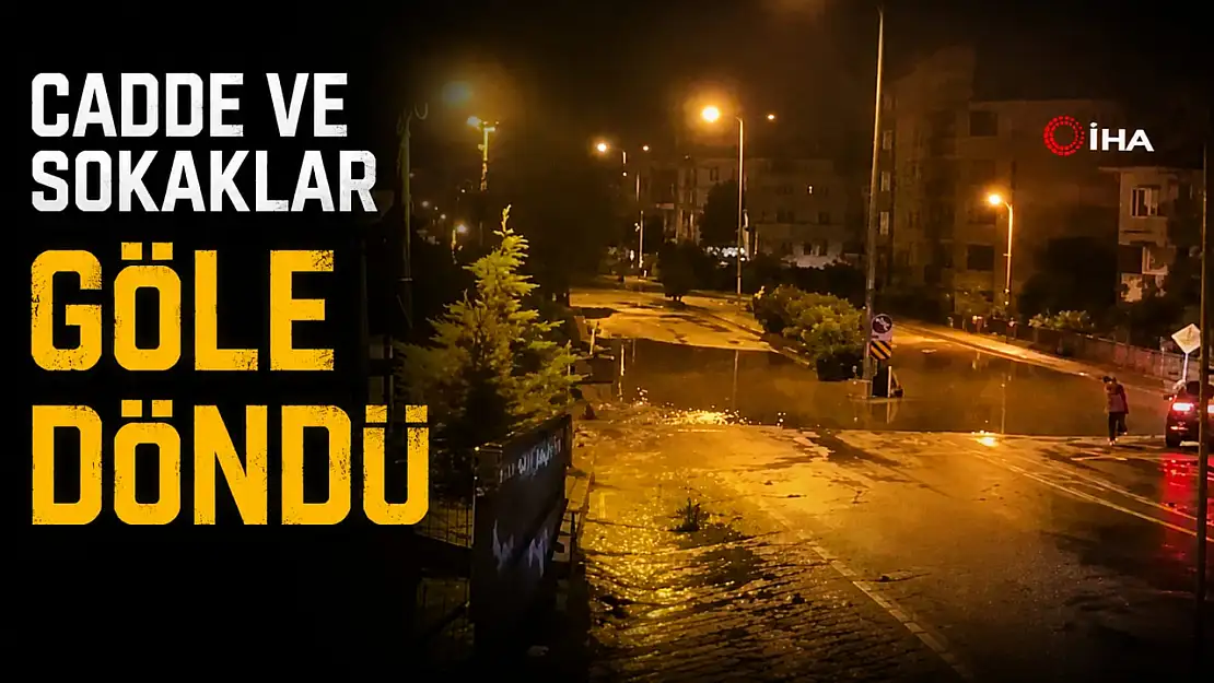 Cadde Ve Sokaklar Göle Döndü