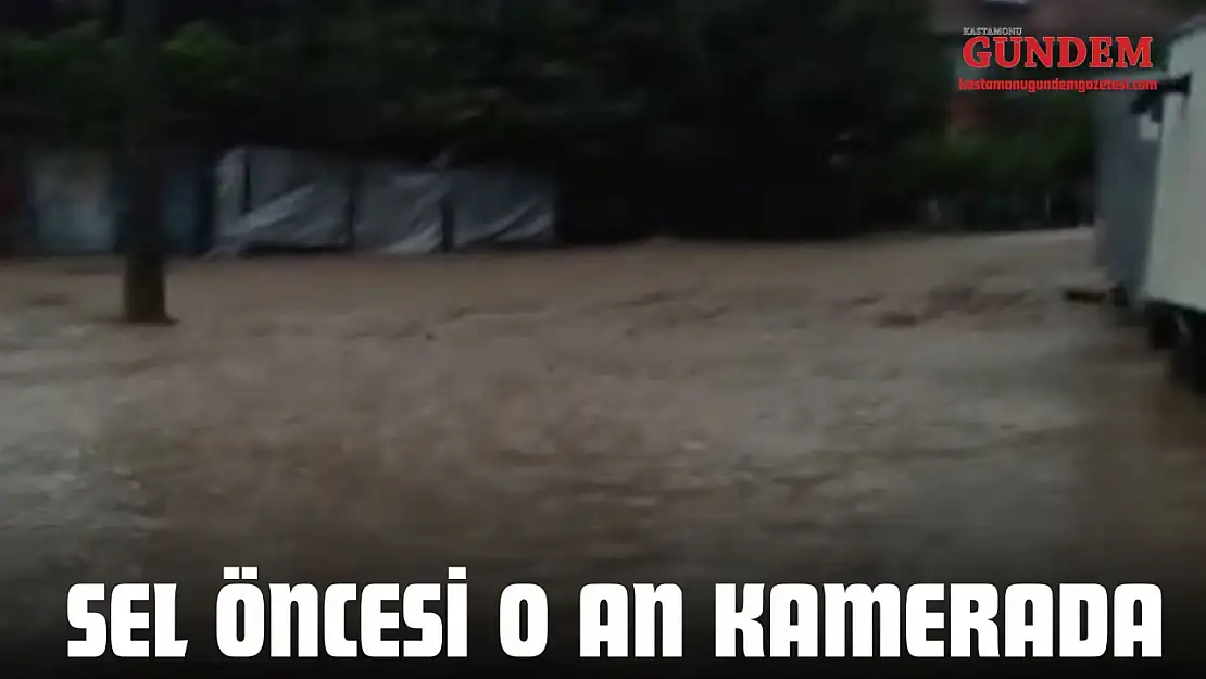 Cide'de Sel Öncesi O An Kamerada