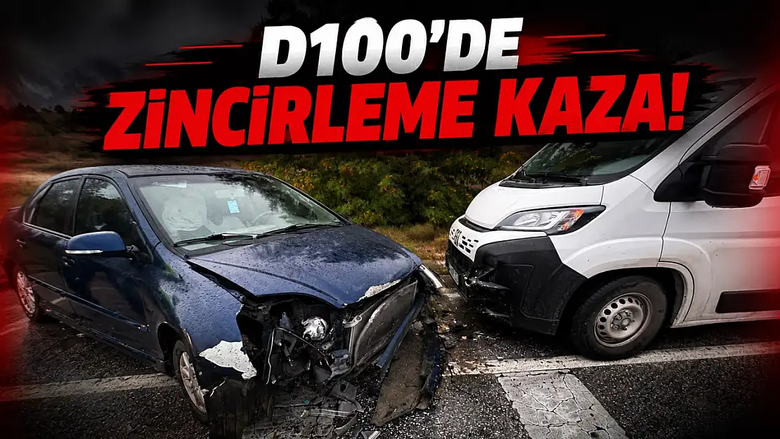 D100'de Zincirleme Kaza!