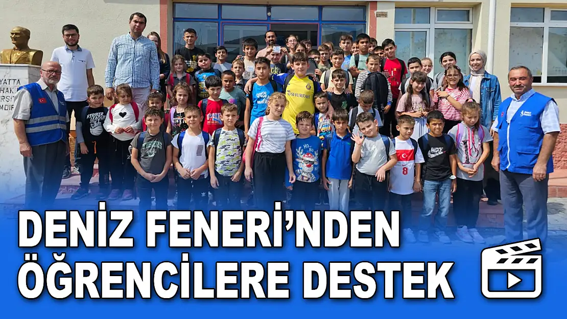 Deniz Feneri'nden Öğrencilere Destek