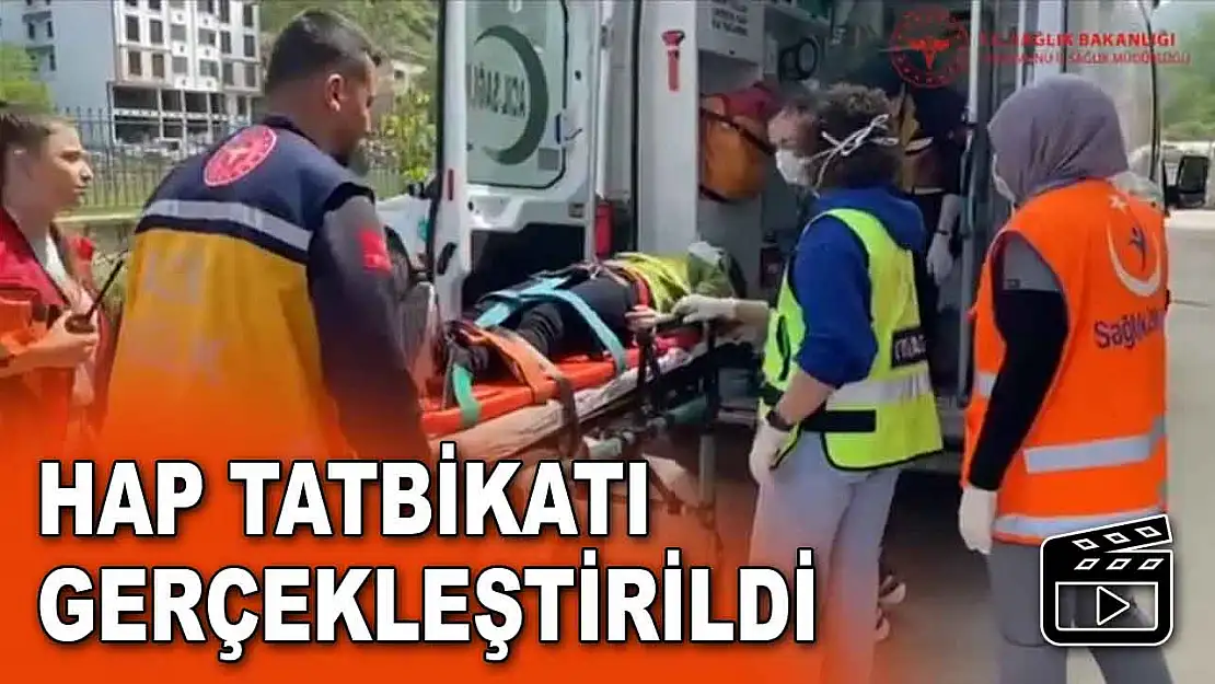 Doğanyurt'ta HAP Tatbikatı Gerçekleştirildi