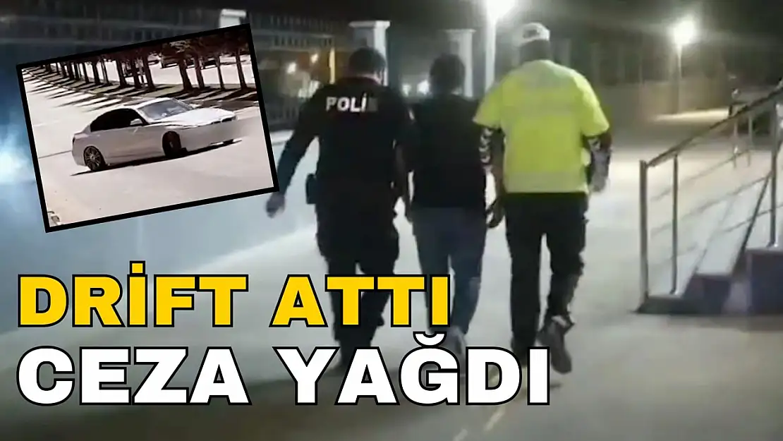 Drift Atıp Sosyal Medyada Paylaştı, Cezası Ağır Oldu