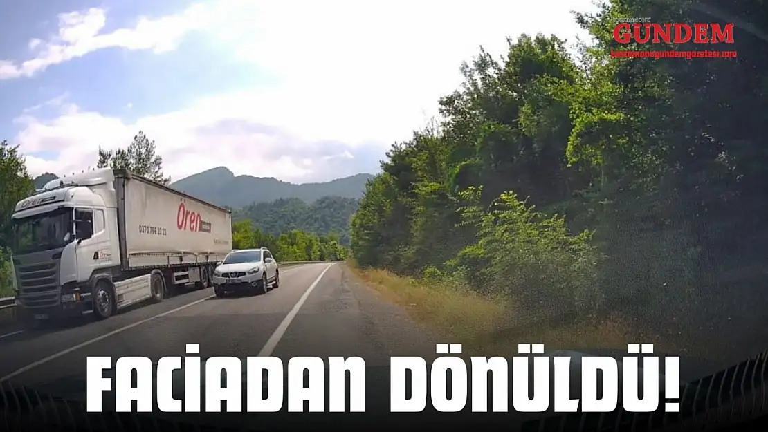 Faciadan Dönüldü! O Anlar Araç Kamerasına Yansıdı