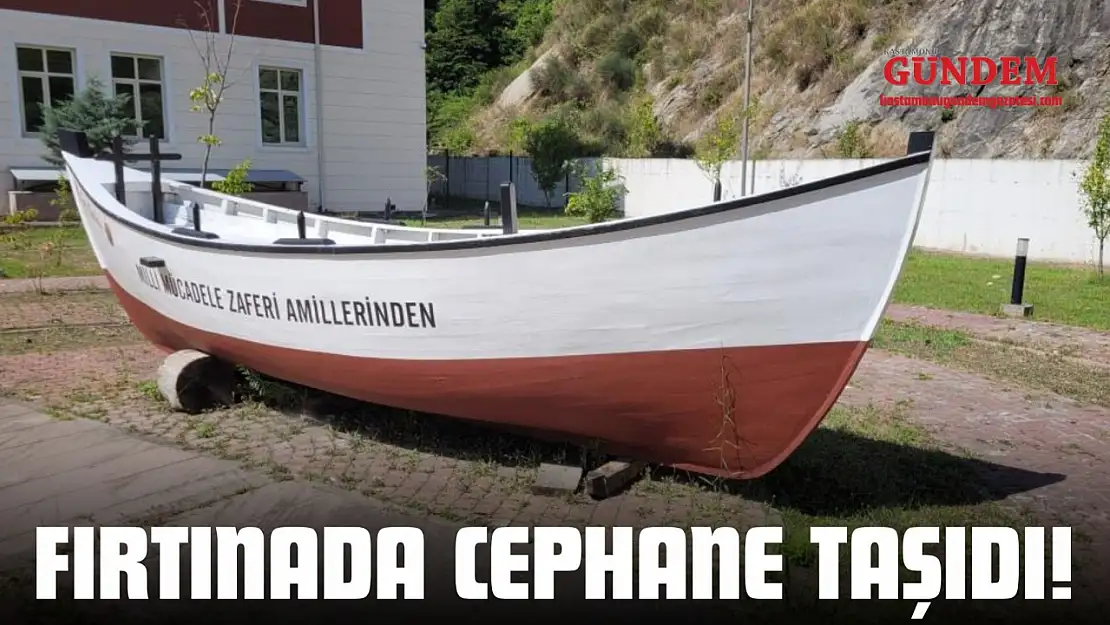 Fırtınada Cephane Taşıdı! O Kayık İnebolu'da Sergileniyor