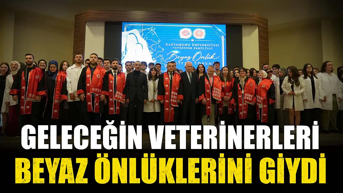 Geleceğin Veterinerleri Beyaz Önlüklerini Giydi
