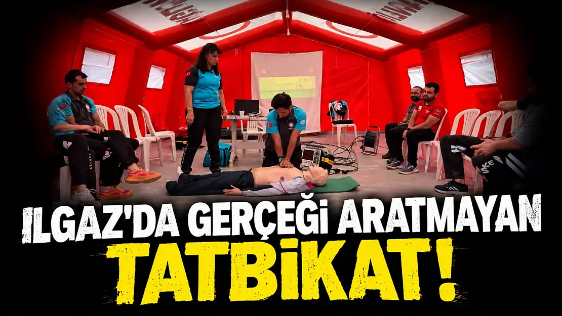 Ilgaz'da Gerçeği Aratmayan Tatbikat!