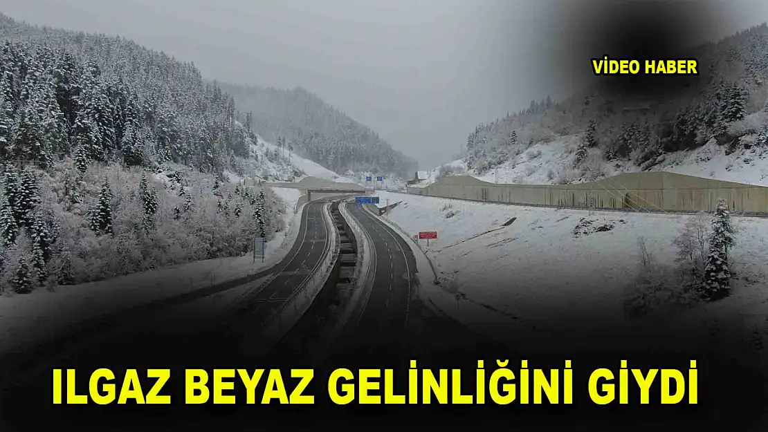 Ilgaz Dağı Beyaz Gelinliğini Giydi