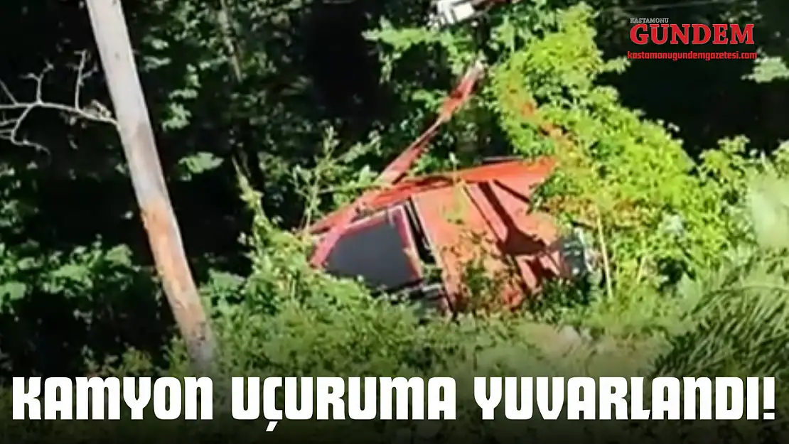 Kamyon Uçuruma Yuvarlandı!