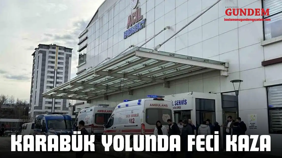 Karabük Yolunda Feci Kaza