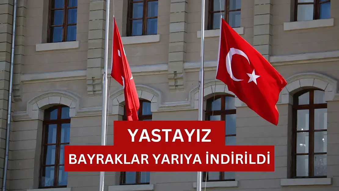 Kastamonu'da bayraklar yarıya indirildi