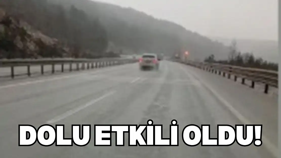Kastamonu'da Dolu Etkili Oldu