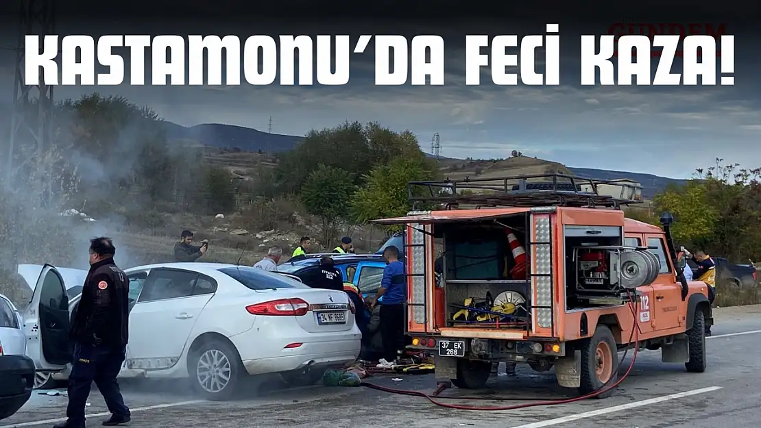 Kastamonu'da Feci Kaza: 2 Ölü, 4 Yaralı!