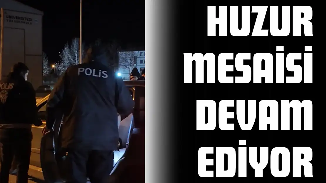 Kastamonu'da Güvenlik Uygulamaları Aralıksız Sürüyor