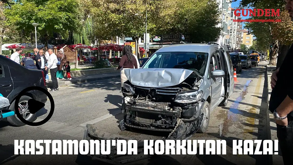 Kastamonu'da Korkutan Kaza!