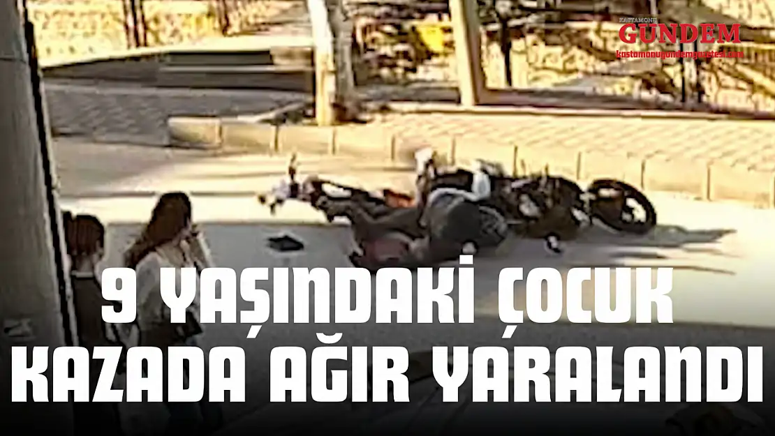 Kastamonu'da Motosiklet İle Scooter Çarpıştı: 9 Yaşındaki Çocuk Ağır Yaralandı