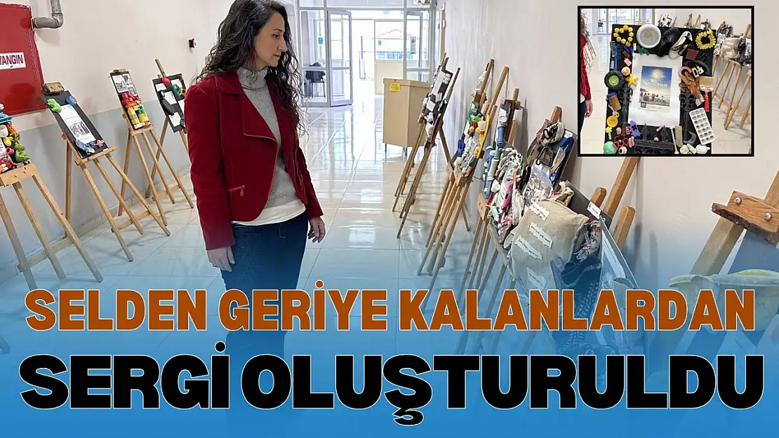 Selin Denize Sürüklediği Ev Eşyalarından Sergi Oluşturuldu