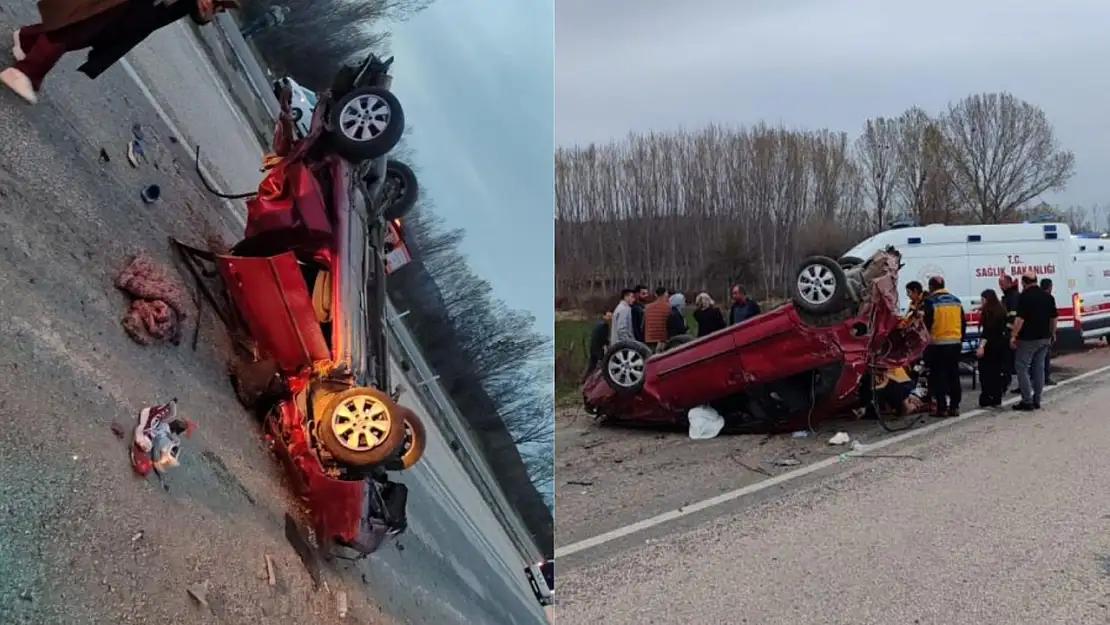 Kastamonu'da Takla Atan Otomobilin Sürücüsü Ağır Yaralandı