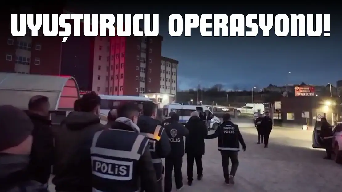Kastamonu'da Uyuşturucu Operasyonu!