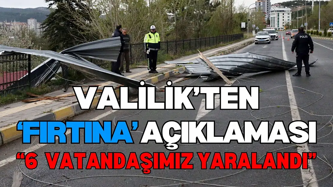 Kastamonu Valiliği: '72 Yerde Çatı Uçtu, 6 Vatandaşımız Yaralandı'