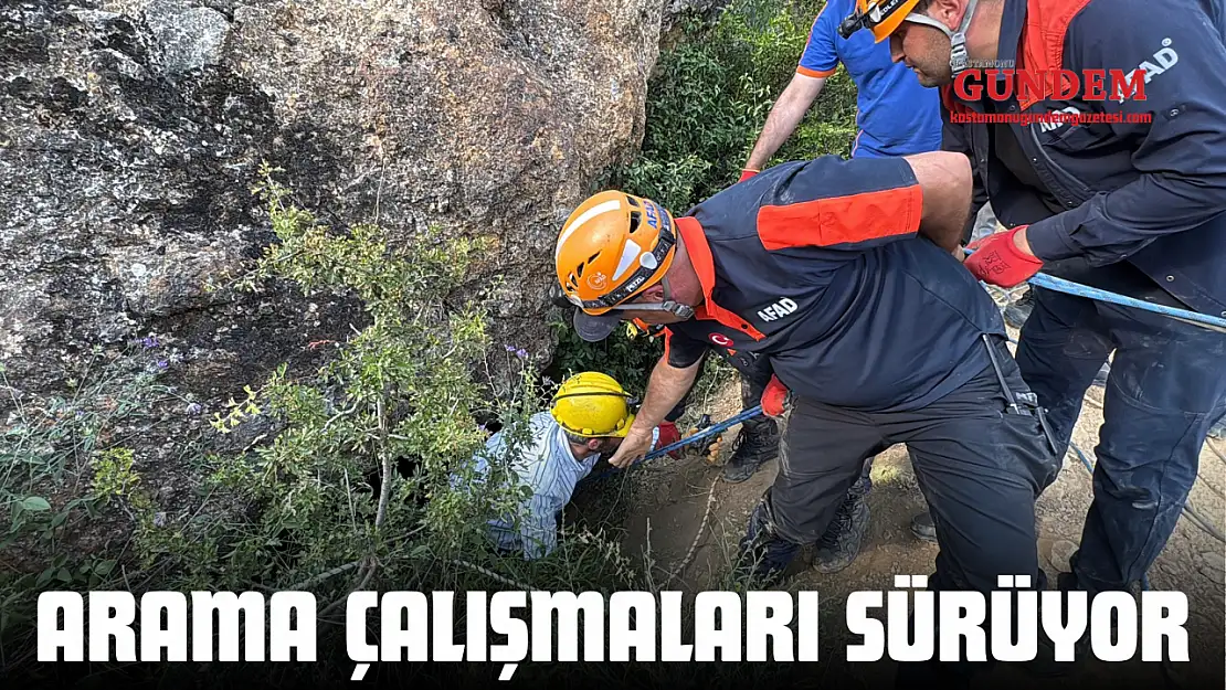 Mağarada Kaybolan Kişi İçin Arama Çalışmaları Sürüyor
