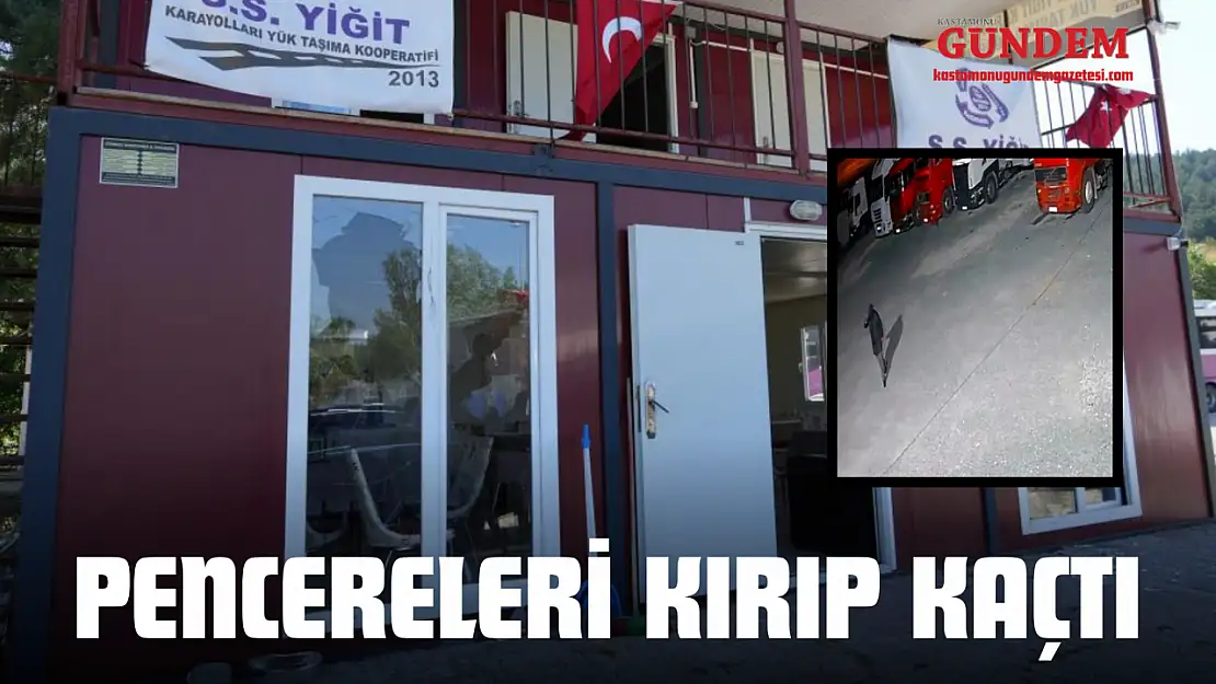 Maskeli Saldırgan Pencereleri Kırıp Kaçtı