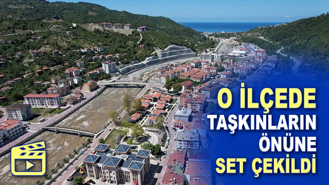O İlçede Taşkınların Önüne Set Çekildi