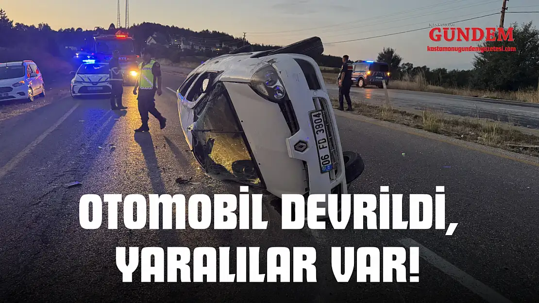 Otomobil Devrildi, Yaralılar Var!